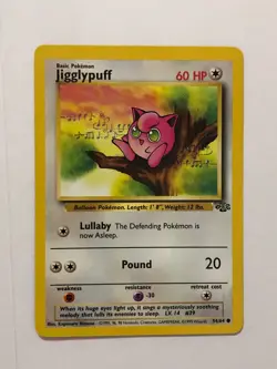 Pokemon Card Jungle Set Jigglypuff 54/64 Excellent Condition - Image 1