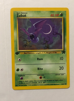 Pokemon Card 1st Edition Team Rocket Zubat 70/82 Excellent Condition - Image 1