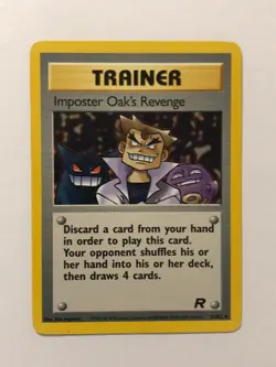 Pokemon Card Team Rocket Imposter Oak's Revenge 76/82 Excellent Condition - Image 1