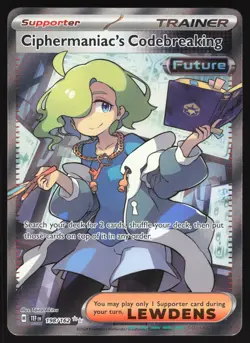 Ciphermaniac's Codebreaking 198/162 - Full Art - Temporal Forces - Pokemon Card - Image 1