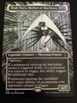 Elesh Norn, Mother of Machines (Borderless) Phyrexia: All Will Be One Regular - Image 1