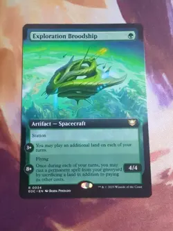Exploration Broodship R 0034 Extended Art Regular MTG Edge Of Eternities EOC EN - Image 1