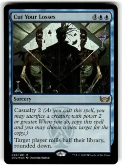 FOIL MTG NM Cut Your Losses Streets of New Capenna Regular - Image 1