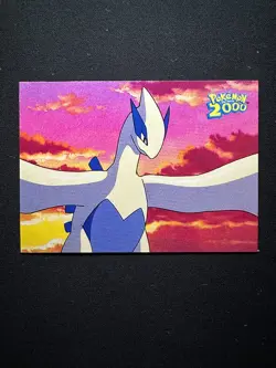 2000 Topps Pokemon The Movie 2000 Lugia Checklist Non Holo Foil - Image 1