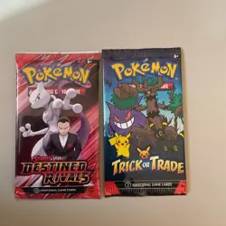 Pokemon TCG: Scarlet and Violet Destined Rivals Booster Pack + Trick or Trade - Image 1