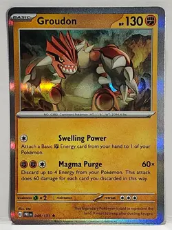 Groudon #49/131 Paradox Rift 2023 Rare Holo Pokemon TCG - Image 1