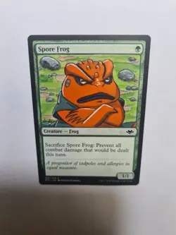 SPORE FROG GAMAKICHI NARUTO MAGIC GATHERING ALTERED ART HAND PAINT DEMIAN SOLIS - Image 4