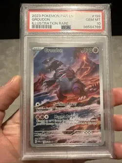 Groudon 199/182 PSA 10 | Pokemon TCG Paradox Rift - Image 1