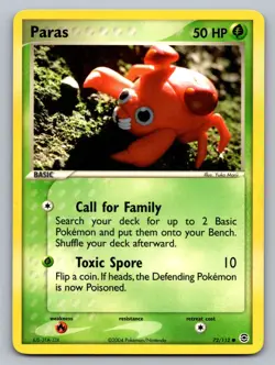 Pokemon TCG FireRed & LeafGreen Paras 72/112 - Image 1