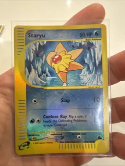 Pokemon TCG Staryu Skyridge 104 Reverse Holo Common - PACK FRESH - Image 1