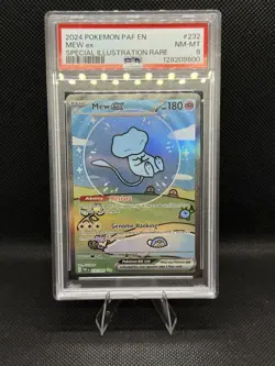 2024 Bubble Mew | Paldean Fates Special Illustration Rare-PSA 8 | Pokemon #232 - Image 1