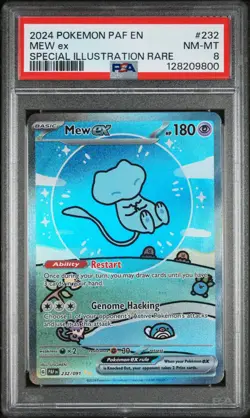 2024 Bubble Mew | Paldean Fates Special Illustration Rare-PSA 8 | Pokemon #232 - Image 3