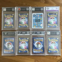 Slab Bundle x8 - AGS GetGraded TG - Japanese Pokemon AR V Master Ball Ivysaur - Image 4