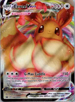 Pokemon TCG Eevee VMAX SWSH087 SWSH Black Star Promos NM - Image 1