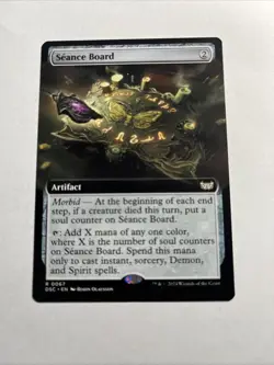 Seance Board Extended Art Commander: Duskmourn: House of Horror MTG + Bonus Card - Image 1