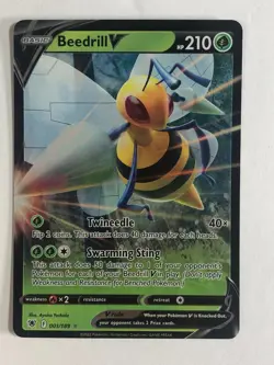Pokemon TCG Astral Radiance Beedrill 001/189 Near Mint - Image 1