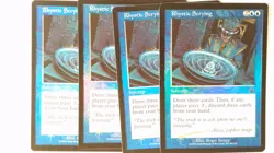 4x Foil Rhystic Scrying Prophecy - Magic the Gathering Blue - Image 1