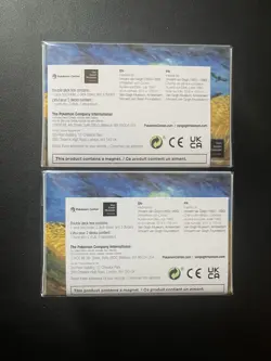 Pokemon x Van Gogh Museum Corviknight Wheatfield Crows Double Deck Box - Lot (2) - Image 2