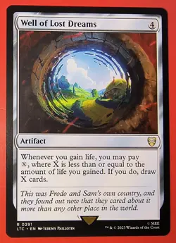MTG, MAGIC: WELL OF LOST DREAMS , COMMANDER, LTC UNPLAYED RARE #0291 - Image 1