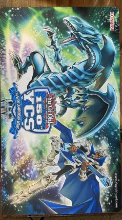 Yu-Gi-Oh! Blue-Eyes White Dragon Official Konami Playmat - Image 2