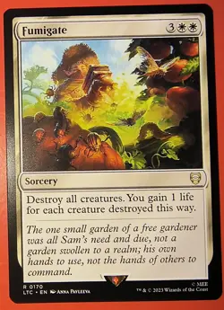 MTG, MAGIC: FUMIGATE, COMMANDER, LTC, UNPLAYED, RARE #0170 - Image 1
