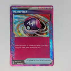Master Ball 153/162 Temporal Forces Ace Spec NM Pokemon TCG Card - Image 1