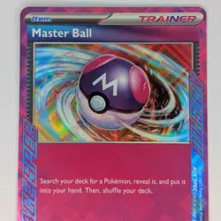 Master Ball 153/162 Temporal Forces Ace Spec NM Pokemon TCG Card - Image 2