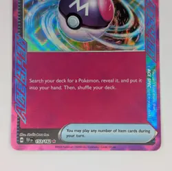 Master Ball 153/162 Temporal Forces Ace Spec NM Pokemon TCG Card - Image 3