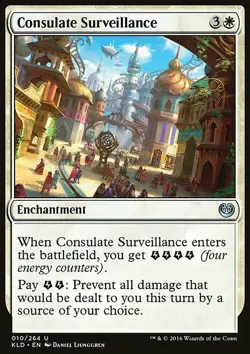 Magic the Gathering MTG Consulate Surveillance (10) Kaladesh NM - Image 1