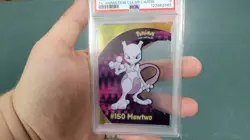 PSA MINT 9 - #150 MEWTWO - 2000 Topps Pokemon - TV Animation Clear Card #PC5 - Image 3