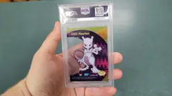 PSA MINT 9 - #150 MEWTWO - 2000 Topps Pokemon - TV Animation Clear Card #PC5 - Image 4