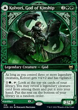 Magic the Gathering MTG Kolvori, God of Kinship (318) Kaldheim LP - Image 1