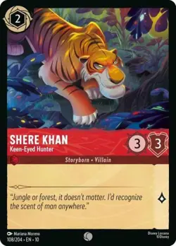 ~ Shere Khan - Keen-Eyed Hunter ~ NM Cold Foil ~ Whispers in the Well ~ - Image 1