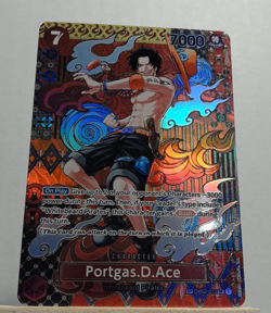 Portgas D. Ace SP One Piece TCG Alternative Art Card OP02-013 English - Image 1