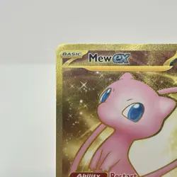 Mew ex 205/165 Scarlet & Violet 151 Full Art Secret Rare Holo Pokemon Card NM - Image 2