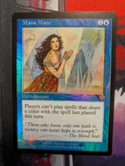 Mana Maze FOIL | Invasion : NM/LP | Magic the Gathering | MtG EDH Retro Frame - Image 1