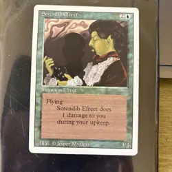 1 x Serendib Efreet - Revised Edition - Very Little Play - MTG - Image 1