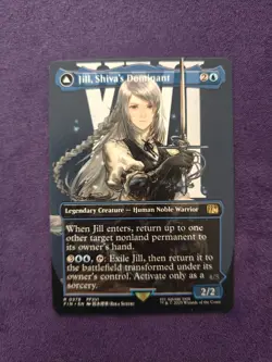 Jill, Shiva's Dominant (Borderless) #378 (NM) Final Fantasy FIN Magic MTG - Image 1