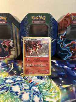 Pokemon Charizard Cosmos Holo 19/113 BW Legendary Treasures (Swirl & Holo Bleed) - Image 1