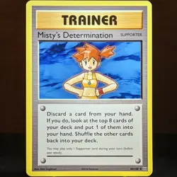 Misty's Determination 80/108 NM Trainer XY Evolutions Near Mint Pokemon TCG Card - Image 1