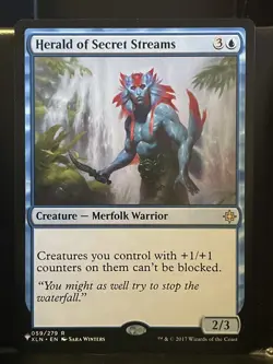 Herald of Secret Streams NM/M MTG Mystery Booster 2 The List Magic Card - Image 1