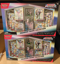 2x Pokemon TCG: Prismatic Evolutions Premium Figure Collection - New & Sealed - Image 1