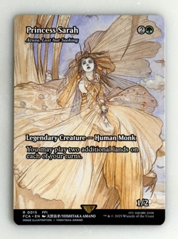 MTG Magic The Gathering 0015 Princess Sarah (Showcase) Final Fantasy - Image 1