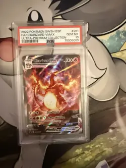2022 Pokemon SWSH Black Star Promo Charizard Vmax SWSH261 PSA 10 Gem Mint UPC - Image 1