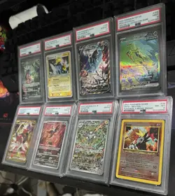 PSA Slabs And Pokemon Scarlet & Violet master set - Image 1