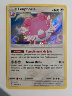 Carte Pokemon - Leuphorie Holographique 153/214 - SL08 : Tonnerre Perdu - Image 1