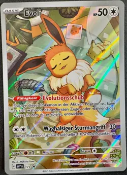 Evoli 173 Pokemon Karmesin & Purpur Black Star Promo SVP Holo 2025 NM Deutsch - Image 1
