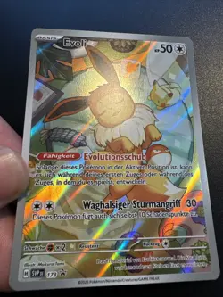 Evoli 173 Pokemon Karmesin & Purpur Black Star Promo SVP Holo 2025 NM Deutsch - Image 3