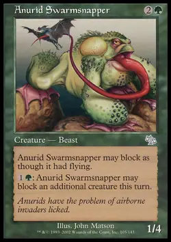 Magic the Gathering MTG Anurid Swarmsnapper (105) Judgment LP - Image 1