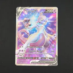 Pokemon TCG Card Mewtwo V SWSH229 Black Star Promo - NM - Image 1